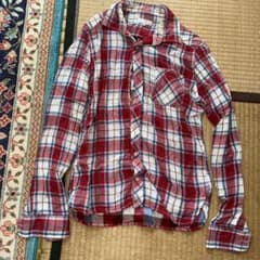 THOUSANDS OF MAN チェック柄 長袖シャツ レッド Mのサムネイル