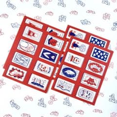 海外チケット風シール（16柄）《280yen》のサムネイル