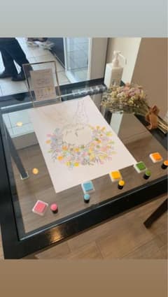 artnicスタンプインクとスポンジダウパーセットのサムネイル