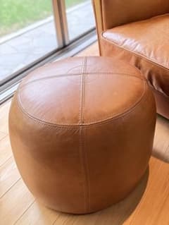 送料込】ACME Furniture OAKS LEATHER STOOL - メルカリ