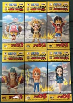 ワンピース ワーコレ 鉄の海賊 フランキー将軍 6種のサムネイル