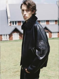【美品】LIDNM - 無料ファッション 送料 Jacket Leather Pilot French LIDNM ジャケット・アウター French Jacket Leather Pilot ジャケット・アウター