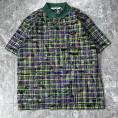 J's ジャンボ尾崎 総柄 ポロシャツ L 日本製 90s - メルカリ