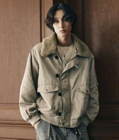 完売品】Bleme 2WAYフライトジャケット/N-2B ミリタリージャケット