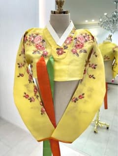 チマチョゴリ 単品チョゴリ 全手刺繍チョゴリ 黄色 韓国製韓服 チマチョゴリ 単品チョゴリ 全手刺繍チョゴリ 黄色 韓国製韓服 - メルカリ