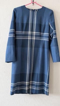 希少 YORKLAND ヨークランド チェック柄 ワンピース 長袖 9号のサムネイル