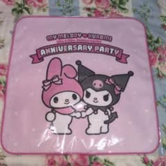 【メロクロ展】My Melody & Kuromi ハンドタオルのサムネイル