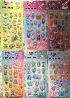 Care Bears POP SEAL 6枚セットのサムネイル
