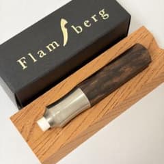 【新品未使用】Flamberg 黒柿 ツイスト消しゴム ステンレス 箱付き 新品未使用】Flamberg 黒柿 ツイスト消しゴム ステンレス 箱付き