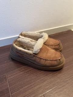 UNUSED x SUICOKE アンユーズド スイコック別注 ムートンモカシン