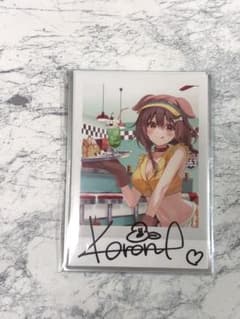 ホロライブ 戌神ころね 誕生日記念2022 直筆サイン入り チェキ - メルカリ