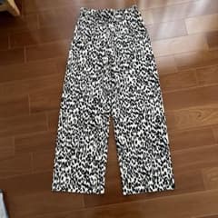 reca レオパード柄 ワイドパンツ Lサイズのサムネイル