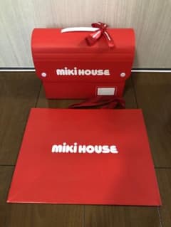 Miki House 赤 ギフトボックス リボン付きのサムネイル