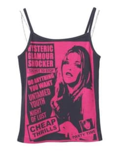 美品90s【希少】平成Y2Kギャルヒステリックグラマーキャミソール　旧タグ HYSTERIC GLAMOUR キャミソール y2k 平成 姫 - メルカリ
