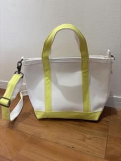 【新品】L.L.Bean ショルダーストラップトート スモール イエローのサムネイル