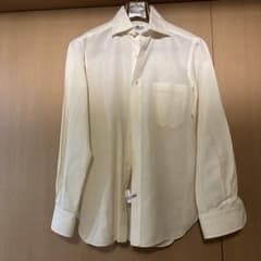 Luigi Borrelliリネンコットンシャツ 15 1/2 39黄 Luigi Borrelliリネンコットンシャツ 15 1/2 39黄 - メルカリ