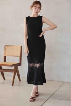 【m 様専用】herlipto  Mermaid Lace Knit Dressのサムネイル