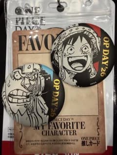 ONE PIECE DAY'26 缶バッジ 2種セット　ルフィ　フランキーのサムネイル