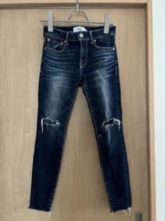 AZUL by MOUSSY ダメージスキニーデニム Sのサムネイル