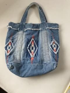 トートバッグ　ベイフロー　デニム　模様のサムネイル