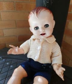 ペディグリー　ビンテージドール　イギリス製　フラーティアイ+スリープアイ　少年 ペディグリー ビンテージドール イギリス製 フラーティアイ+スリープ
