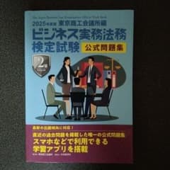 ビジネス実務法務検定試験 2級 2025年度版のサムネイル