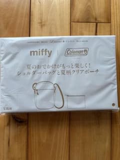 新品 miffy Coleman ショルダーバッグ 夏柄クリアポーチのサムネイル