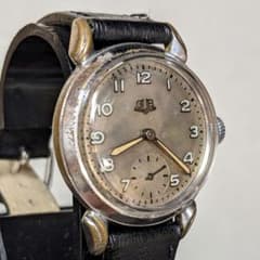 GUB グラスヒュッテ オリジナル 手巻スモセコ 旧東ドイツ製 稼働品