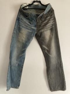 新品 パッチワーク ストレートデニム ムラサキスポーツ dear laurel 