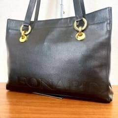 LEONARD レオナール エンボスロゴ トートバッグ ビジネス 金具 