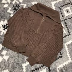 ハーフジップ ニットのサムネイル