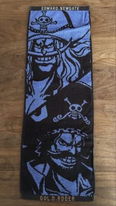 이치 반 쿠지 원피스 H 상 수건 로저 흰 수염 미사용 ONE PIECE