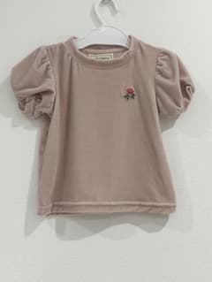 【新品・未使用】しまむら soft cheese ベロアT シャツ ピンク秋女ののサムネイル
