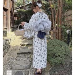 GRL 2way花柄レースセパレート浴衣 帯なしのサムネイル