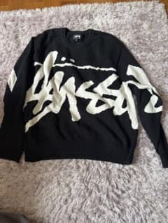 Stussy ニット セーター 黒と白のサムネイル