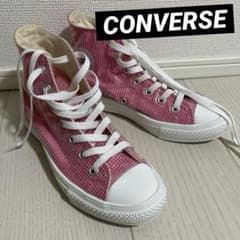 コンバース　オールスター　ハイカット　ピンク　ビニール加工