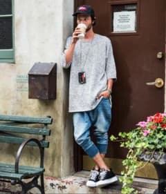 Freak’s store フリークスストア デニムリブパンツのサムネイル