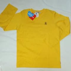 ミキハウス 新品 130㎝ 長袖 Tシャツ ⭐ イエローのサムネイル