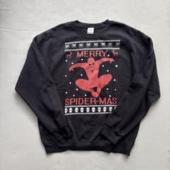 GILDAN Heavy Blend Spiderman Sweatshirt (Size L)