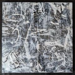 抽象絵画「盤076」キャンバス/アクリル S3 - メルカリ