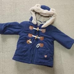Piccolo ダッフルコート アウター ネイビーのサムネイル