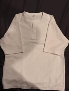 ヘンリーネック Tシャツ ホワイトのサムネイル