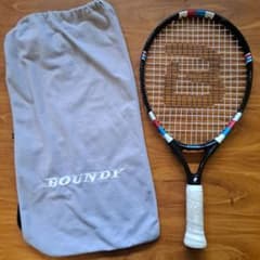 バウンドテニスラケット BOUNDY カバー付き - メルカリ