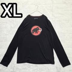 マムート　クラシックロングスリーブＴシャツ　ＸＬ　黒ブラック　ロンティー　旧ロゴ