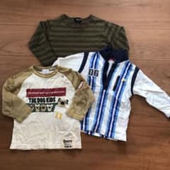 NIKEも！お得！3枚セット！長袖Tシャツ 長袖シャツ 男の子 90
