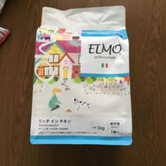 エルモドッグフード成犬用3キロ（リッチインチキン）  おまけ50gx3個のサムネイル