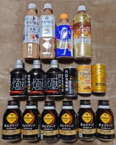 ♫紅茶＆コーヒー　まとめ売り16本のサムネイル