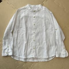 値下【新品未使用】ZARA 白長袖シャツ サイズ6のサムネイル