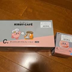 별의 커비 이치 반 쿠지 C상 안심한 머그 & 플레이트 세트 E상