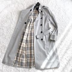 ☆大きいサイズ2XL☆バーバリーロンドン トレンチコート ベルト ノバチェック BURBERRY LONDON バーバリーロンドン トレンチコート ベルト ノバ